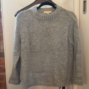 Sezane Gray Crew Neck Sweater